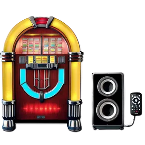 Jukebox With Speakers PNG Uvr48 PNG