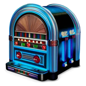 Jukebox With Vinyl Records PNG Pga46 PNG