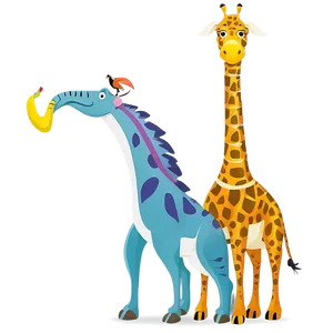 Jungle Animals Characters PNG 06122024 PNG