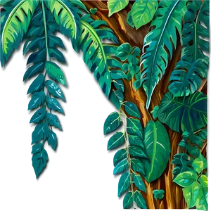 Jungle Forest Vines Clipart PNG 19 PNG