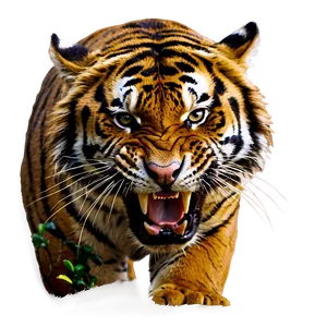Jungle's Furious Predator Tiger PNG 06252024 PNG