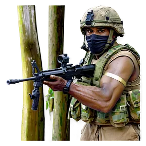 Jungle Warfare Battlefield Png 06252024 PNG image