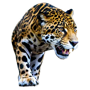 Jungle Whisperer Jaguar PNG Pot PNG