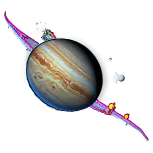 Jupiter And Europa Moon PNG Acf92