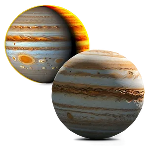 Jupiter And Europa Moon PNG Oqt17