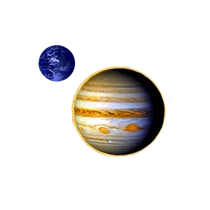 Jupiter In Solar System PNG Tuh81
