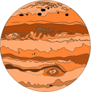 Jupiter Planet Illustration
