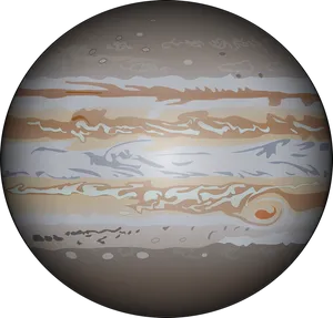 Jupiter Planet Illustration PNG image