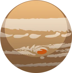 Jupiter Planet Illustration