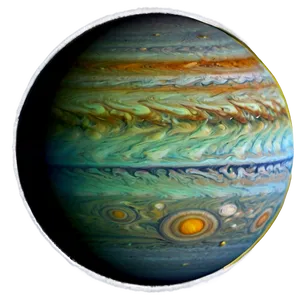 Jupiter's Cloud Tops PNG Reh66 PNG
