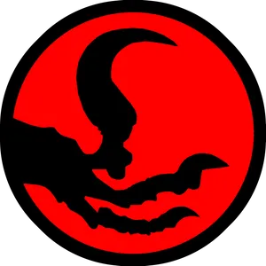 Jurassic Park Logo Redand Black