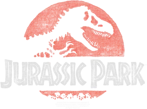 Jurassic Park Logo Redon Blue PNG image