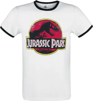 Jurassic Park Logo T Shirt PNG image