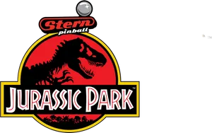 Jurassic Park Stern Pinball Logo PNG image