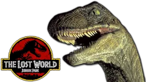 Jurassic Park The Lost World Logoand T Rex PNG image