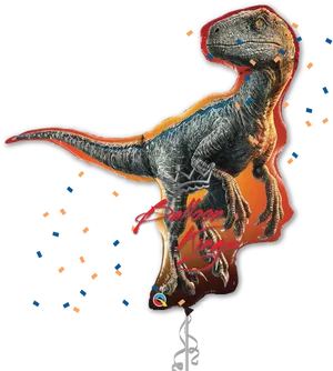 Jurassic World Velociraptor Balloon PNG image