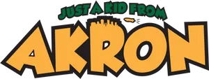 Just A Kid From Akron Graphic PNG image