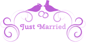 Just Married Birds Graphic