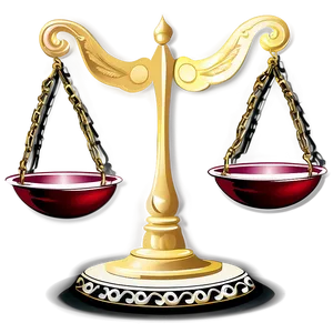 Justice Scale Clipart PNG 06132024
