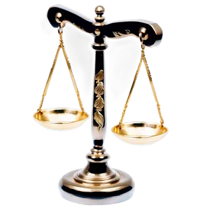 Justice Scale With Feather PNG Bjr