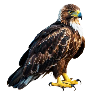 Juvenile Golden Eagle PNG 26