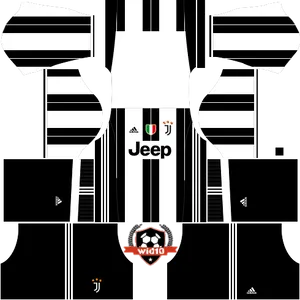 Juventus Football Kit Design PNG image