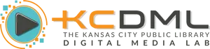 K C D M L Kansas City Public Library Digital Media Lab Logo