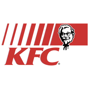 K F C Logo Redand White PNG