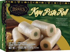 Kaju Pista Roll Packaging PNG image