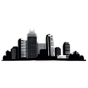 Kansas Cityscape Silhouette Png Iwt58 PNG image