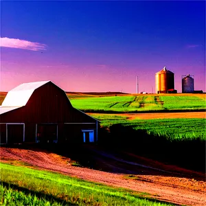 Kansas Farm Life Scenery Png 76 PNG image