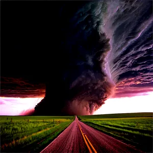 Kansas Tornado Alley Landscape PNG Icf