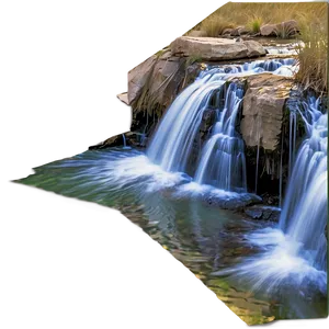 Kansas Waterfall In Flint Hills Png Xgh76 PNG image