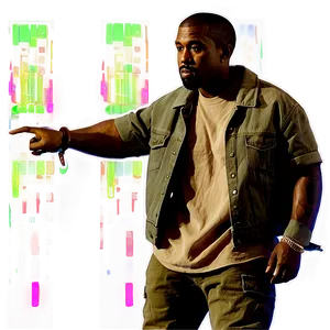 Kanye West Animated Png 05232024 PNG image