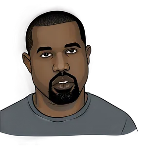 Kanye West Caricature Png Xne70 PNG image