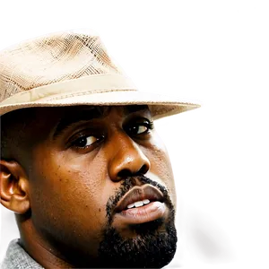 Kanye West In Hat Png Pft79 PNG image