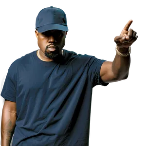 Kanye West In Hat Png Pma81 PNG image