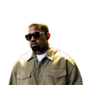 Kanye West In Sunglasses Png Emu28 PNG image