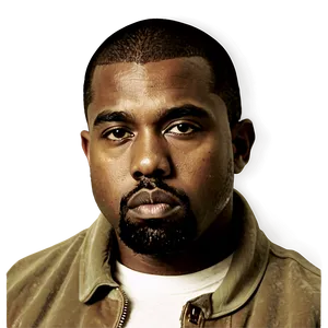 Kanye West Portrait Png Gup55 PNG image