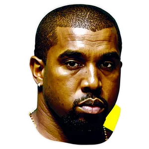 Kanye West Rapper Png Fsm78 PNG image