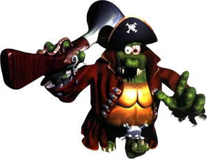 Kaptain K Rool Donkey Kong Series PNG image