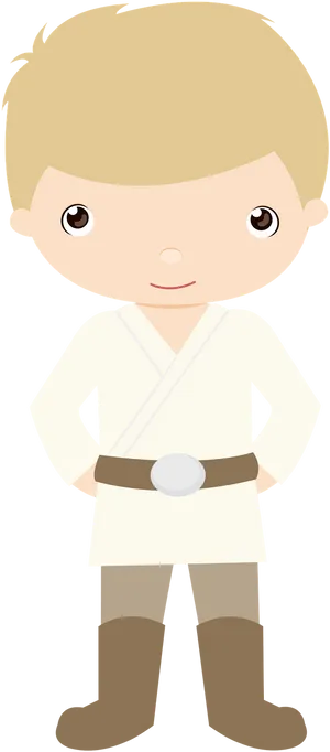 Karate Kid Cartoon Character PNG image