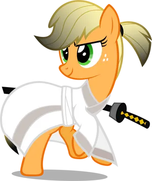 Karate Pony Readyfor Action PNG image