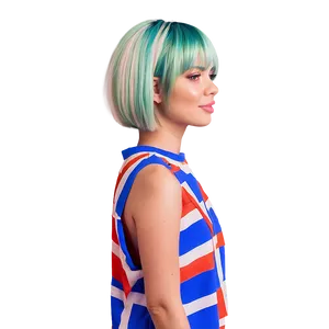 Karen Haircut With Streaks PNG Eih