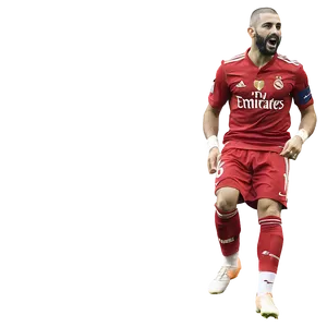 Karim Benzema Unique Celebrations PNG Oyd65 PNG