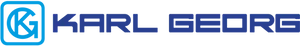 Karl Georg Logo Blue Background PNG image