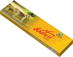 Kasturi Premium Incense Sticks Packaging PNG
