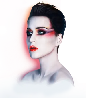 Katy Perry Bold Makeup Look PNG image