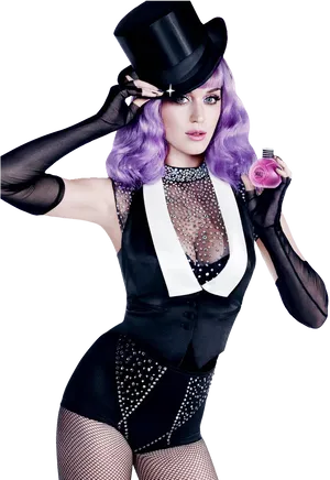 Katy Perry Magician Style Promotion