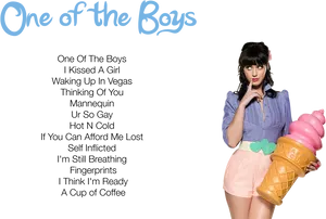 Katy Perry Oneofthe Boys Album Promo PNG image